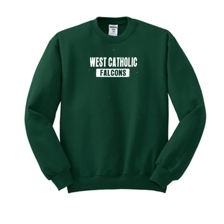 West Catholic JERZEES® - NuBlend® Crewneck Sweatshirt - Image 3