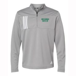West Catholic Adult Adidas 3-Stripes Double Knit Quarter-Zip Pullover