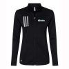 West Catholic Ladies Adidas 3-Stripes Double Knit Full Zip Pullover