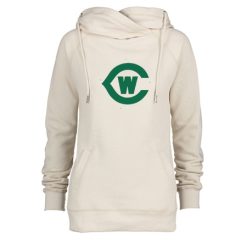Alternative view of West Catholic Ladies Classic Fleece Funnel Neck Pullover Hood