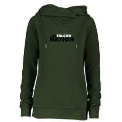West Catholic Ladies Classic Fleece Funnel Neck Pullover Hood