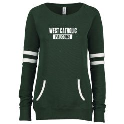 West Catholic Ladies Varsity Fleece Crew Neck Pullover