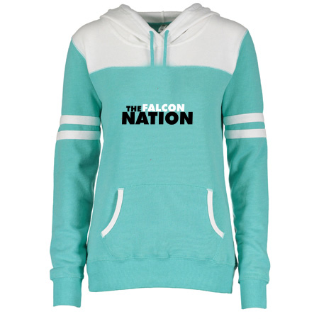 West Catholic Ladies Varsity Fleece Pullover Hood - Image 10