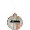 West Catholic Light 4.18 X 3.86 Faux Wood Ornament