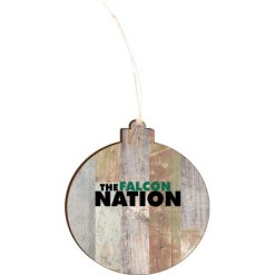 West Catholic Light 4.18 X 3.86 Faux Wood Ornament