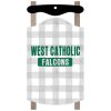 West Catholic Sled Ornament