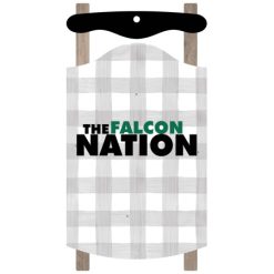 Alternative view of West Catholic Sled Ornament