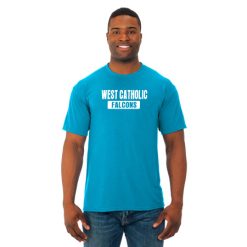 Alternative view of West Catholic Adult DRI-POWER Poly T-Shirt