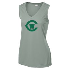 West Catholic Ladies Ladies Sleeveless PosiCharge® Competitor™ V-Neck Tee