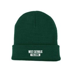 Alternative view of West Catholic Acrylic Beanie with Cuff