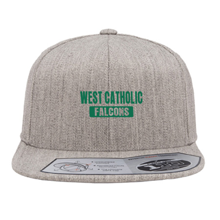 West Catholic Snap Back Flat Bill Trucker - Image 6