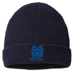 Alternative view of Mona Shores   Waffle Cuff Beanie