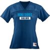 Mona Shores   Ladies Junior Fit Replica Football Tee