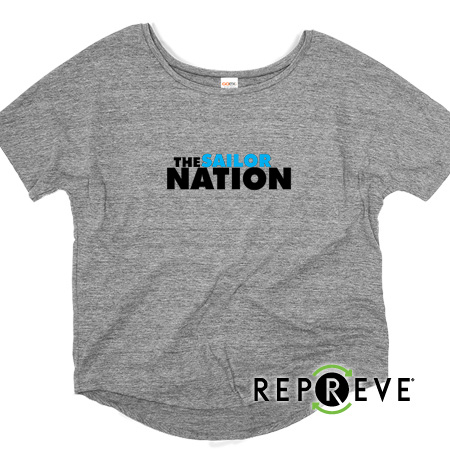 Mona Shores Ladies Triblend Flowy Tee - Image 3