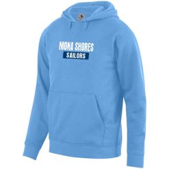 Alternative view of Mona Shores   Adult 60/40 Fleece Hoodie
