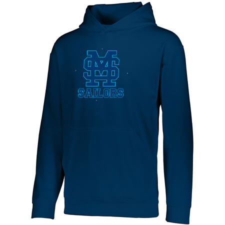 Mona Shores Youth YOUTH WICKING FLEECE HOODIE - Image 2