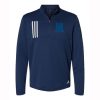 Mona Shores   Adult Adidas 3-Stripes Double Knit Quarter-Zip Pullover