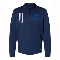 Mona Shores   Adult Adidas 3-Stripes Double Knit Quarter-Zip Pullover