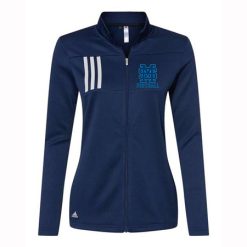 Mona Shores   Ladies Adidas 3-Stripes Double Knit Full Zip Pullover