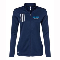 Alternative view of Mona Shores   Ladies Adidas 3-Stripes Double Knit Full Zip Pullover