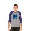 Mona Shores   Unisex 3/4 Sleeve Baseball Tee
