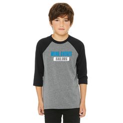 Mona Shores   Youth Youth 3/4 Sleeve Baseball Tee