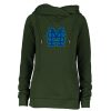 Mona Shores   Ladies Classic Fleece Funnel Neck Pullover Hood