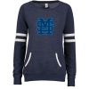 Mona Shores   Ladies Varsity Fleece Crew Neck Pullover