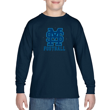 Mona Shores Youth Heavy Cotton™ Youth Long Sleeve T-Shirt - Image 9