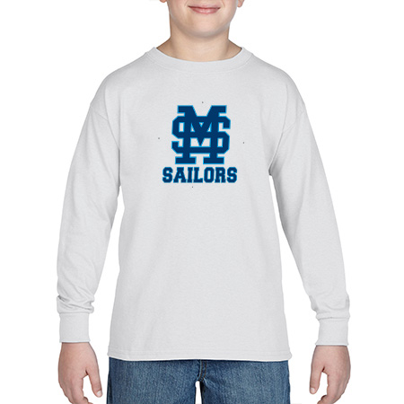 Mona Shores Youth Heavy Cotton™ Youth Long Sleeve T-Shirt - Image 18