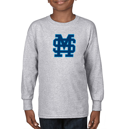 Mona Shores Youth Heavy Cotton™ Youth Long Sleeve T-Shirt - Image 24