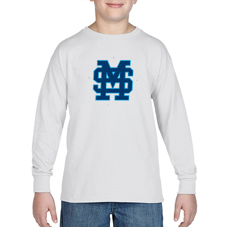 Mona Shores Youth Heavy Cotton™ Youth Long Sleeve T-Shirt - Image 23