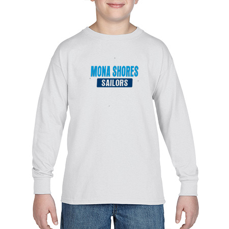 Mona Shores Youth Heavy Cotton™ Youth Long Sleeve T-Shirt - Image 8