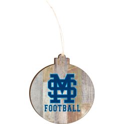 Alternative view of Mona Shores   Light 4.18 X 3.86 Faux Wood Ornament