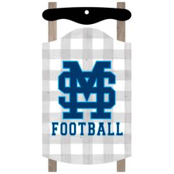 Mona Shores   Sled Ornament