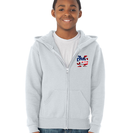 Mona Shores Youth Youth Full Zip Hoodie - Image 17