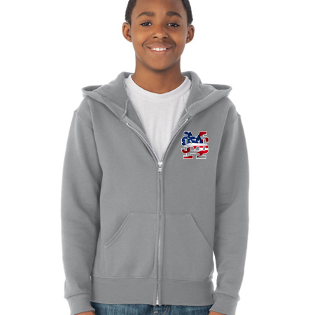 Mona Shores Youth Youth Full Zip Hoodie - Image 8