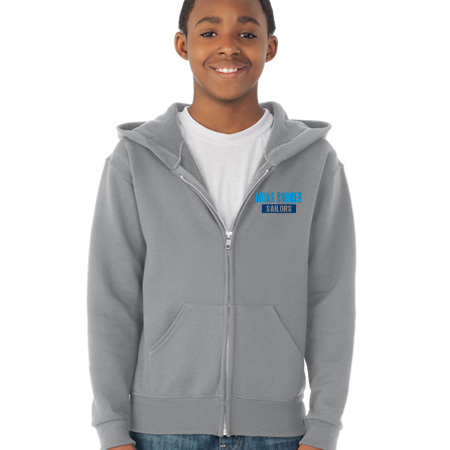 Mona Shores Youth Youth Full Zip Hoodie - Image 9