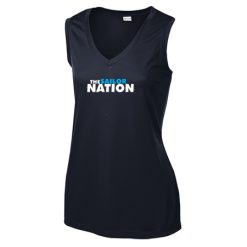 Alternative view of Mona Shores   Ladies Ladies Sleeveless PosiCharge® Competitor™ V-Neck Tee