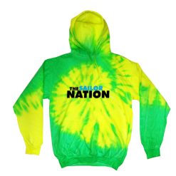 Alternative view of Mona Shores   Adult Tie Dye Fleece Pullover