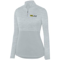 Alternative view of WMLAX Ladies Shadow Tonal Heather ¼ Zip Pullover