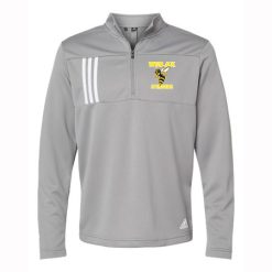 Alternative view of WMLAX Adult Adidas 3-Stripes Double Knit Quarter-Zip Pullover