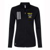WMLAX Ladies Adidas 3-Stripes Double Knit Full Zip Pullover
