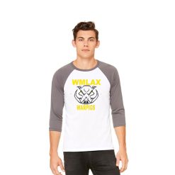WMLAX Unisex 3/4 Sleeve Baseball Tee