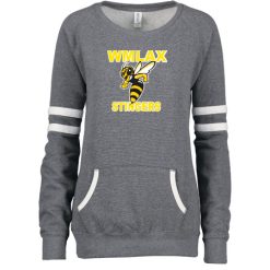 Alternative view of WMLAX Ladies Varsity Fleece Crew Neck Pullover