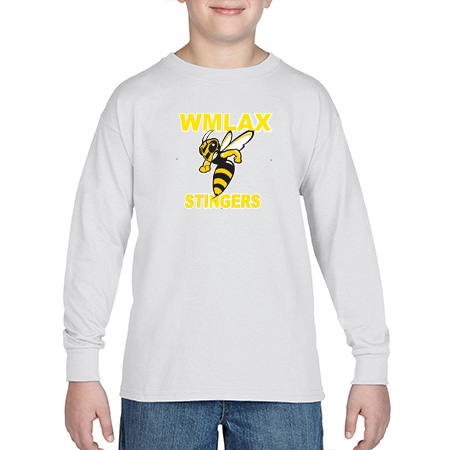 WMLAX Youth Heavy Cotton™ Youth Long Sleeve T-Shirt - Image 5