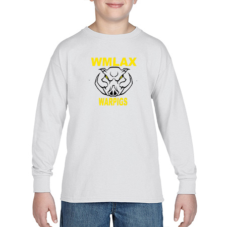 WMLAX Youth Heavy Cotton™ Youth Long Sleeve T-Shirt - Image 8
