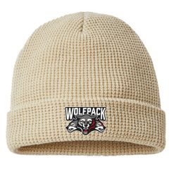 Wolf Pack Hockey Waffle Cuff Beanie