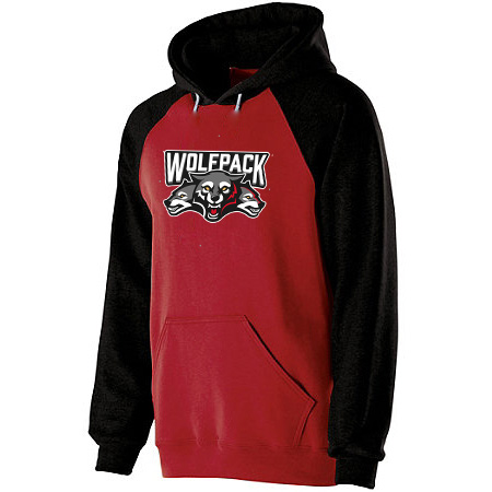 Wolf Pack Hockey Adult Banner Hoodie - Image 2