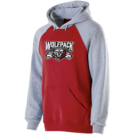 Wolf Pack Hockey Adult Banner Hoodie - Image 4